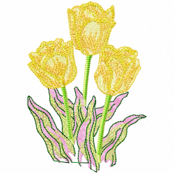 Flowers And Tree Embroidery Design 10 Flowers And Tree Embroidery Design 10
